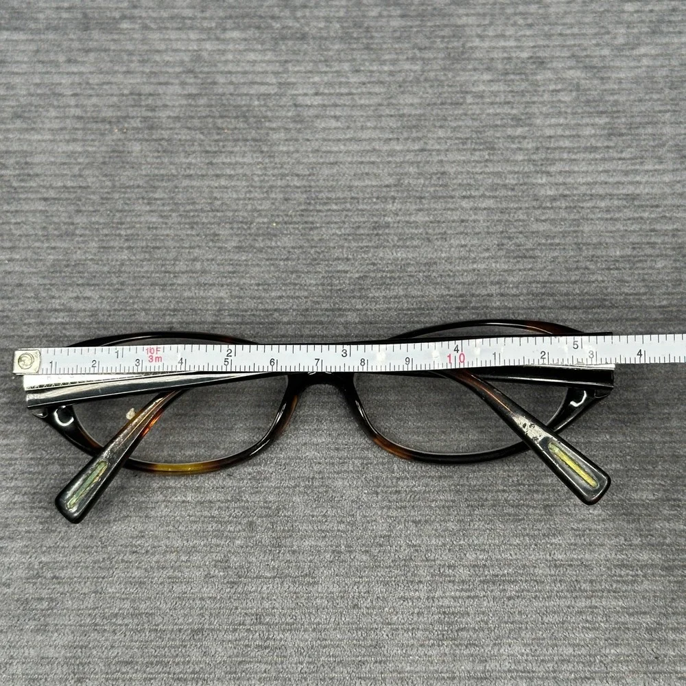 Hugo Boss 0271 H9J Tortoise Oval Eyeglasses Frames Italy 135 Y2k